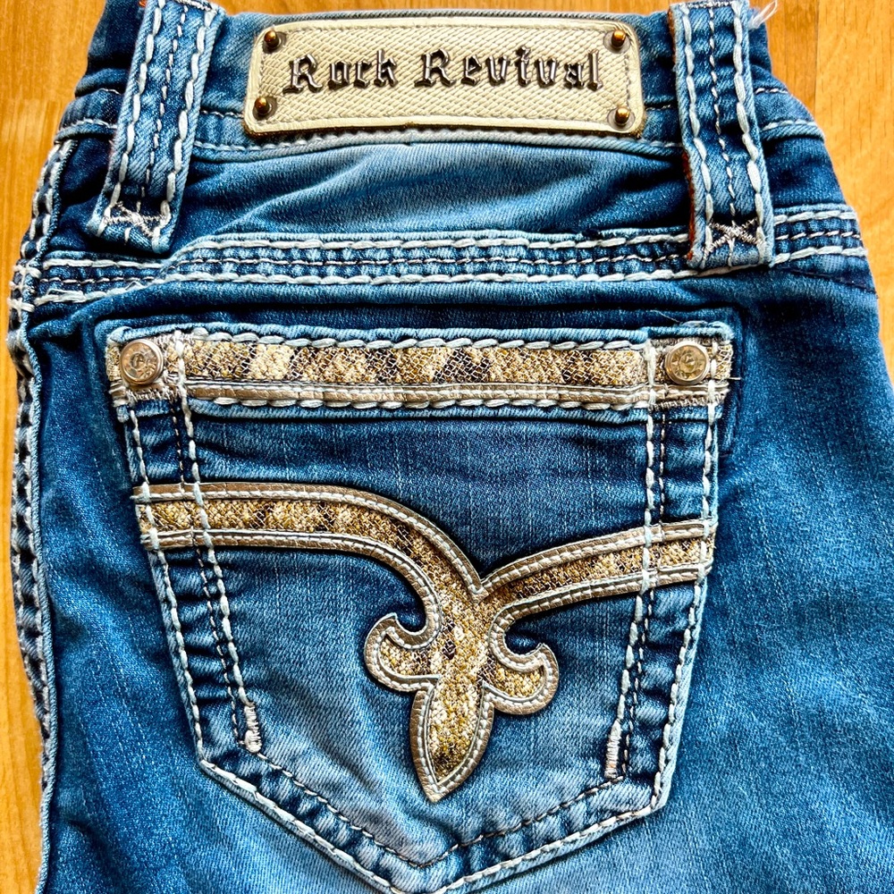 Rock Revival Nancy Straight Jean ~ 28